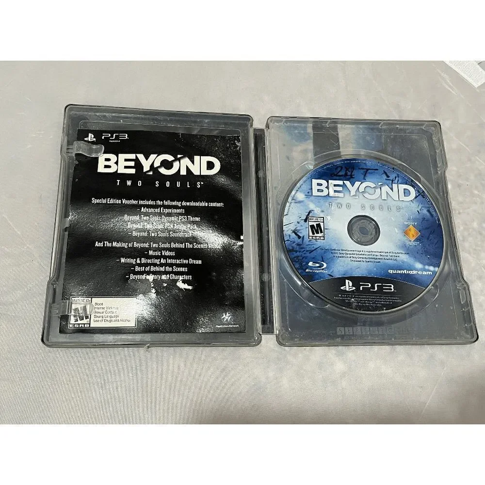 Beyond: Two Souls Special‎ Edition Sony PlayStation 3, 2013 PS3 Steelbook w/Game